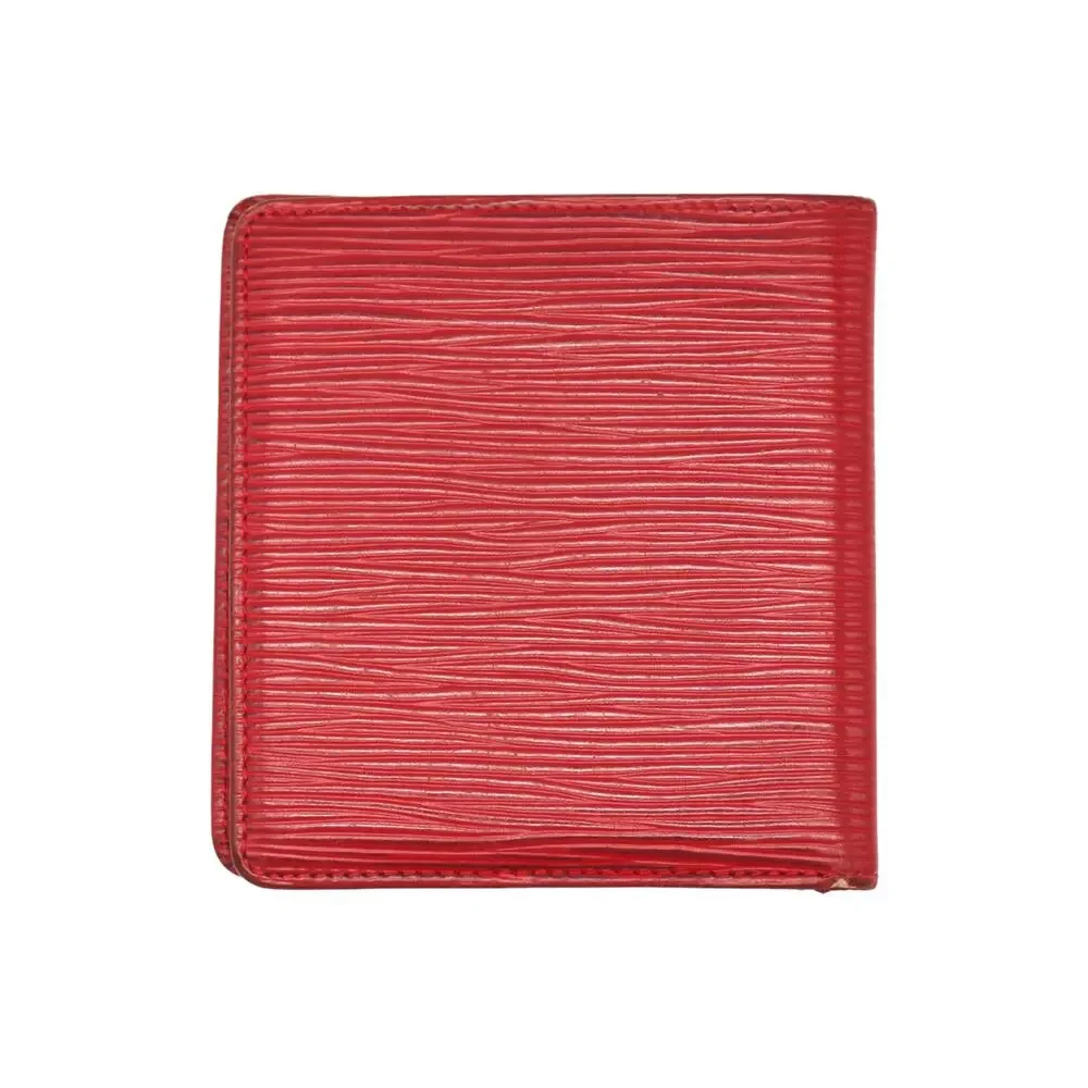 🔴 Louis Vuitton 6CC Bifold Wallet - Red Epi Leather